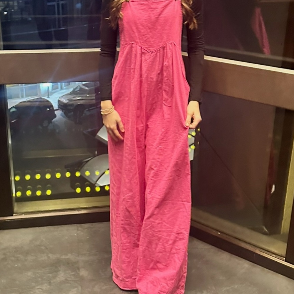 Pink Women's Jumpsuit